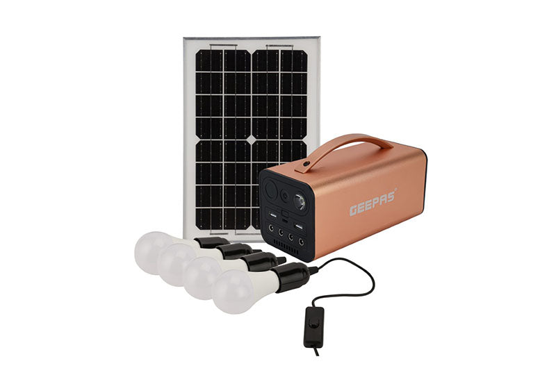 Şarj Edilebilir Güneş Enerjili 4 Lambalı Işıldak (51087)