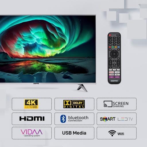 Geepas Smart LED 50.4K Inch 4K Ultra HD  (5009SVUHD)