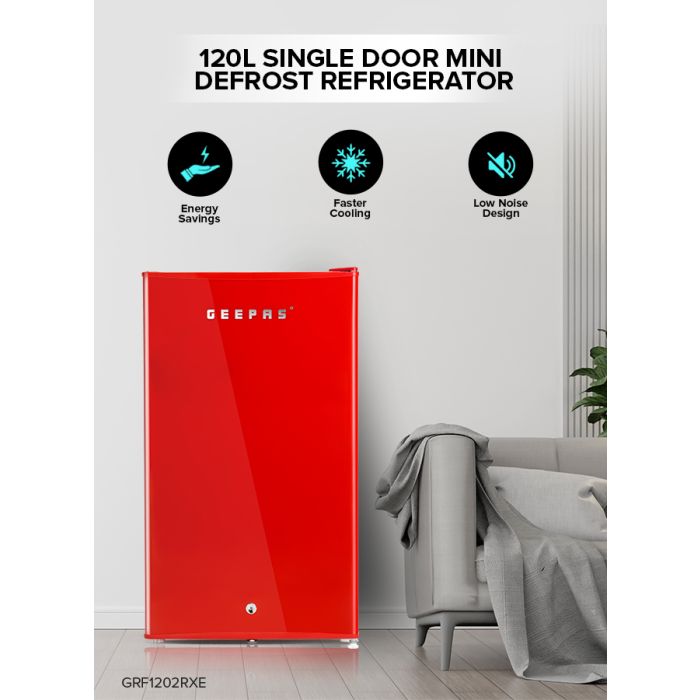 Geepas Tek Kapılı Mini Defrost Buzdolabı 120LT (1202RXE)