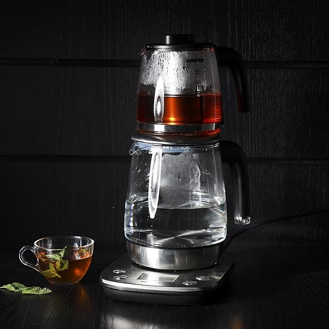 Geepas  2'si 1 Arada Dijital Çay Makinesi Kettle (38046)