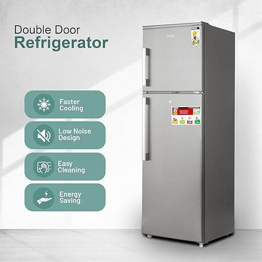 Geepas No Frost Çift Kapılı Buzdolabı 320L (GRF3207SSXXN)