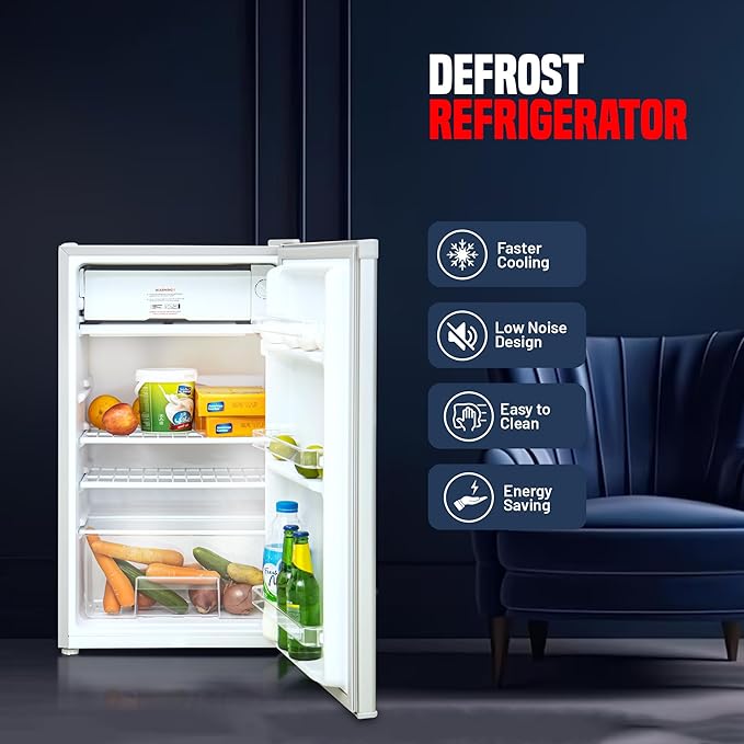 Geepas Tek Kapılı Buzdolabı 110L (119SPE)
