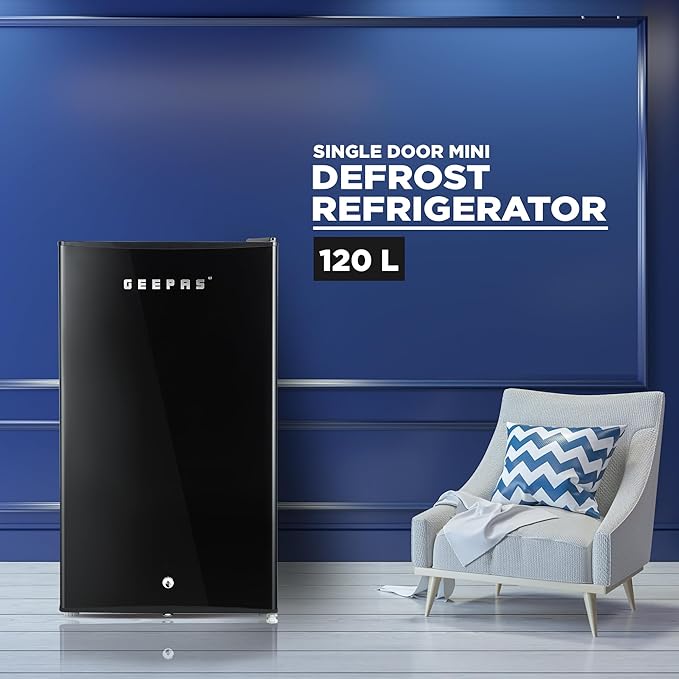 Geepas  Tek Kapılı Mini Defrost Buzdolabı 120LT (1212BXE)