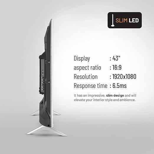 Geepas Smart LED TV HD 43 Inch (4328SXHD)