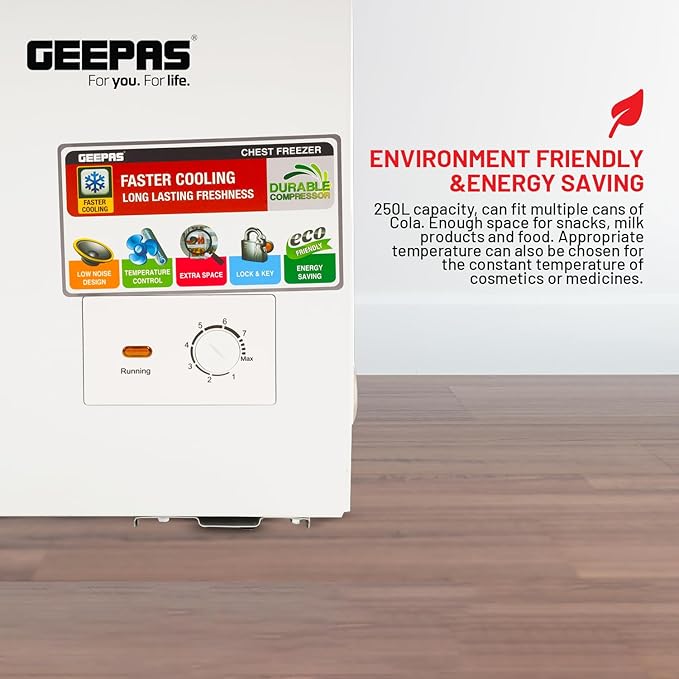 Geepas Derin Dondurucu 250LT (2506WAH)