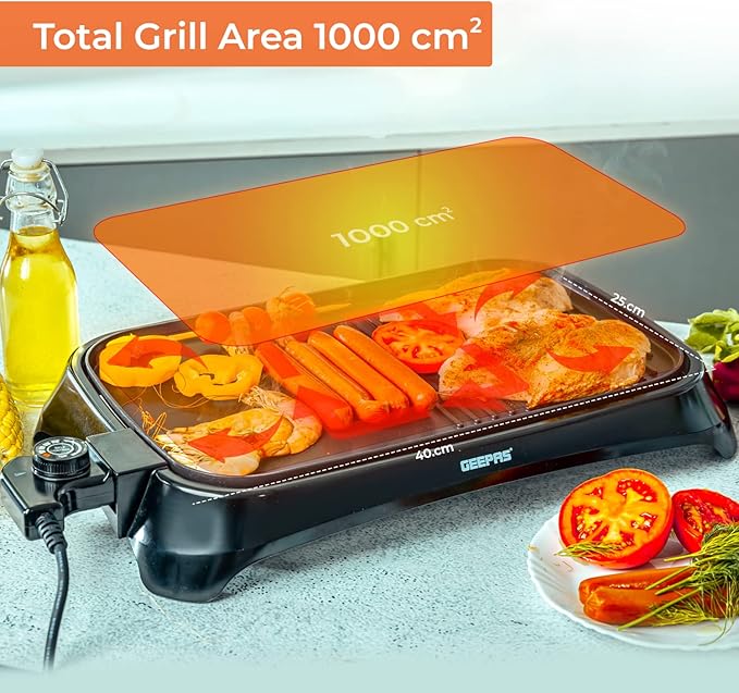 Geepas  Elektrikli Barbekü Mangal 1600W (63040)
