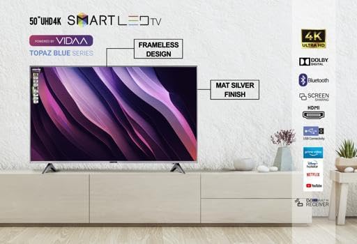 Geepas Smart LED 50.4K Inch 4K Ultra HD  (5009SVUHD)