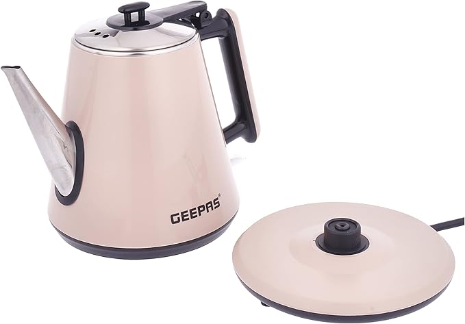 Geepas Taşınabilir Çift Katmanlı 1.2L Elektrikli Su Isıtıcısı Ketıl (38012)