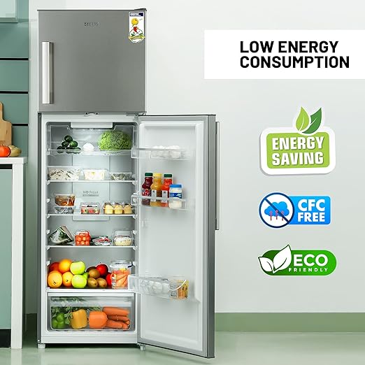 Geepas No Frost Çift Kapılı Buzdolabı 320L (GRF3207SSXXN)