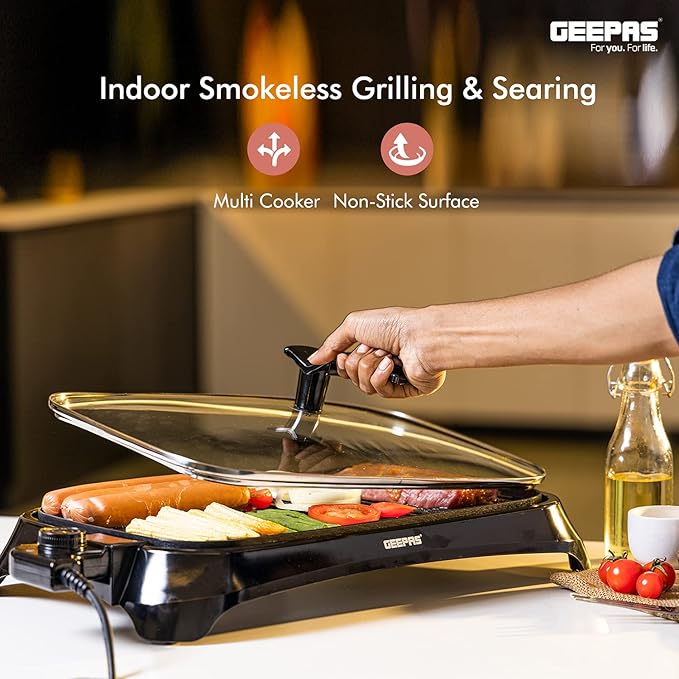 Geepas  Elektrikli Barbekü Mangal 1600W (63040)