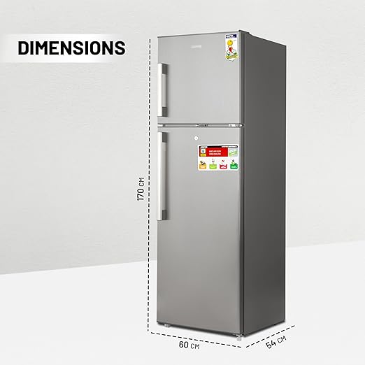 Geepas No Frost Çift Kapılı Buzdolabı 320L (GRF3207SSXXN)