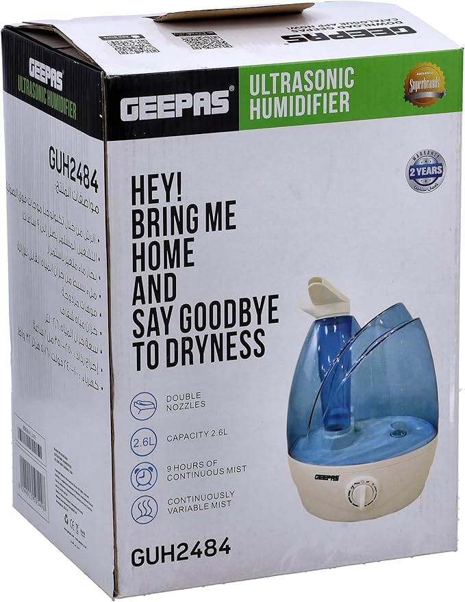 Geepas Ultrasonik Nemlendirici Buhar Makinası (2484)