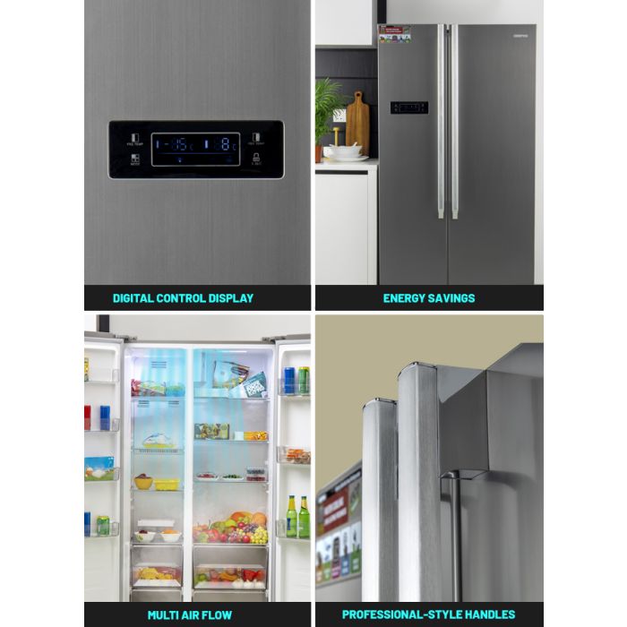 Geepas No Frost Buzdolabı 550 LT (5520SXHN)
