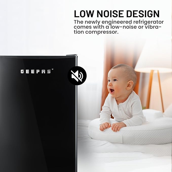 Geepas  Tek Kapılı Mini Defrost Buzdolabı 120LT (1212BXE)