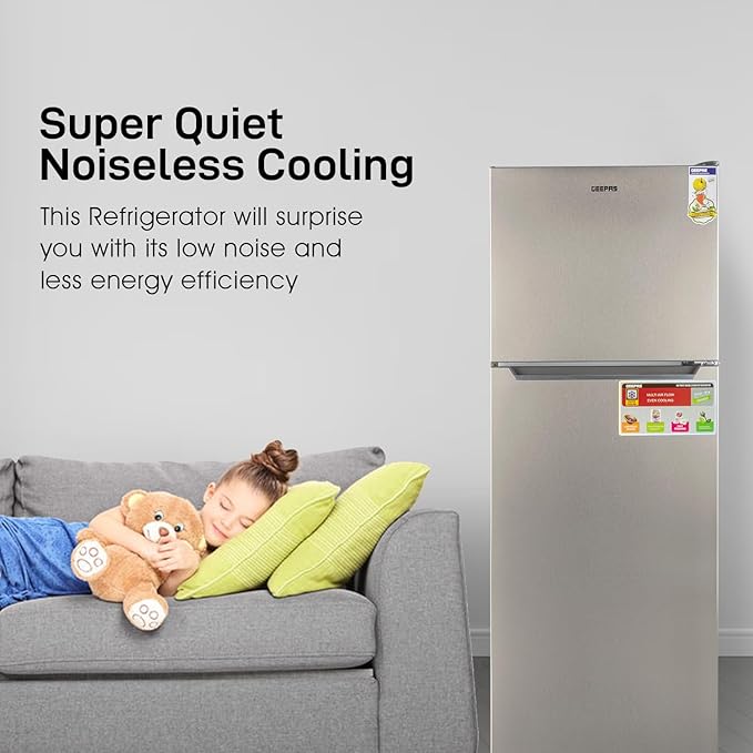 Geepas No Frost Çift Kapılı Buzdolabı (4120SSXN)