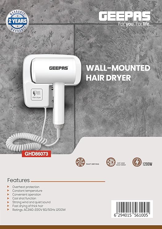Geepas Banyo Fön Makinası 1200W (86073)