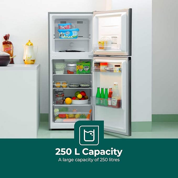 Geepas Çift Kapılı  No-Frost Buzdolabı  250 LT (2522SXN)