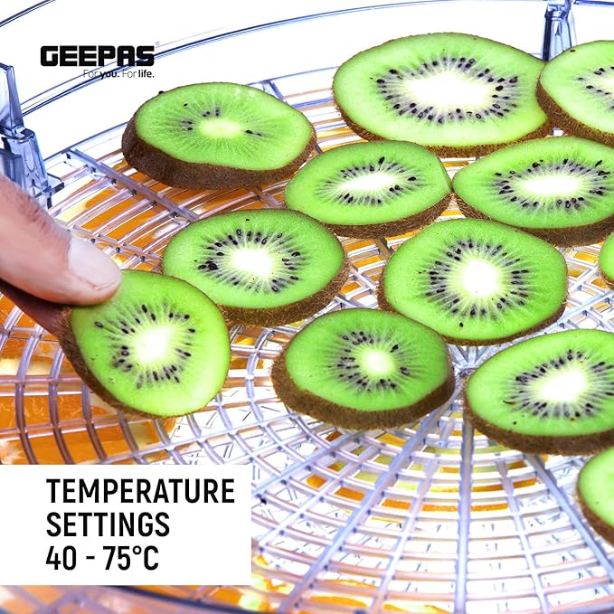 Geepas Dijital Gıda Kurutma Makinesi 520W (63013UK)