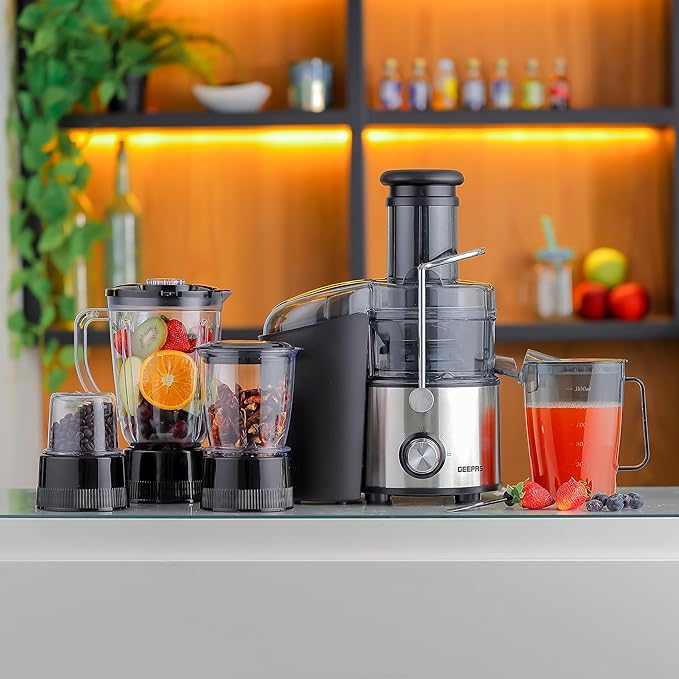 GEEPAS 4'ü 1 Arada Blender ve Meyve Suyu Sıkacağı (44016)