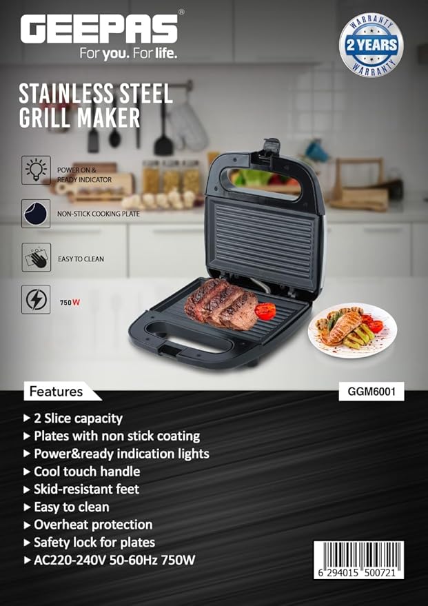 Geepas Mini Tost Makinası (6001)