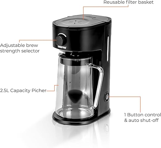 Geepas  Buzlu Çay/Kahve Makinesi  700W (41516)
