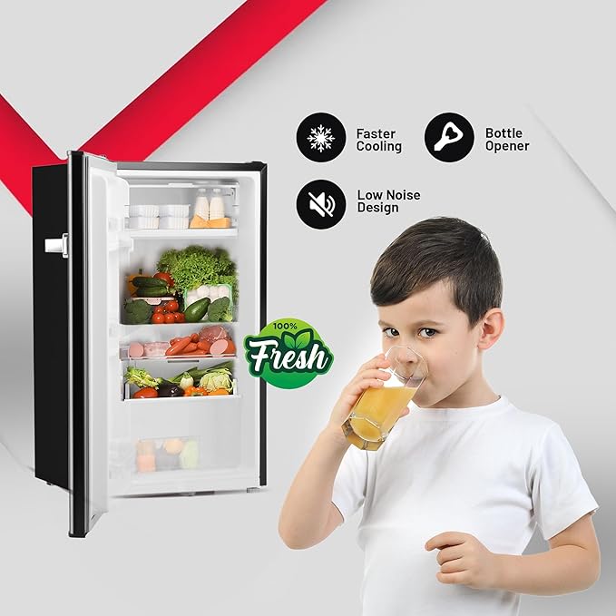 Geepas  Tek Kapılı Mini Defrost Buzdolabı 120LT (1212BXE)
